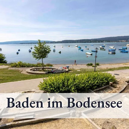 Grosse Moderne Ferienwohnung In Bester Bodenseelage L 1 Minute Zum Bodensee L 2 Zimmer L Vollausgestattete Kueche L Sonnenbalkon L Wlan L Willkommen Im Moeggingen Lejlighed *